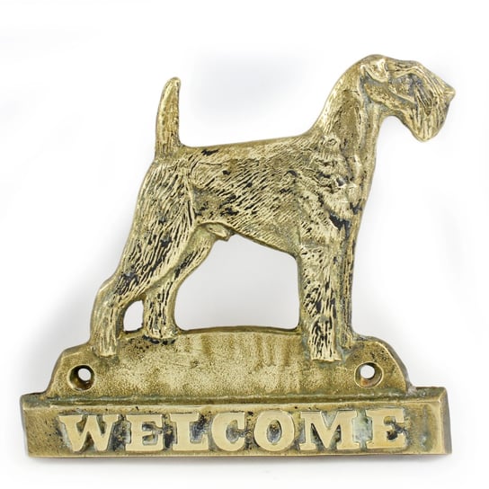 Airedale Terrier Tabliczka Na Drzwi Welcome Inna marka