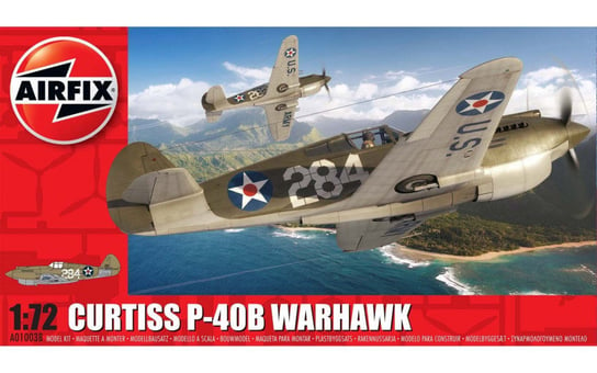 Airfix, Curtiss P-40B Warhawk, Model do sklejania, 14+ Airfix