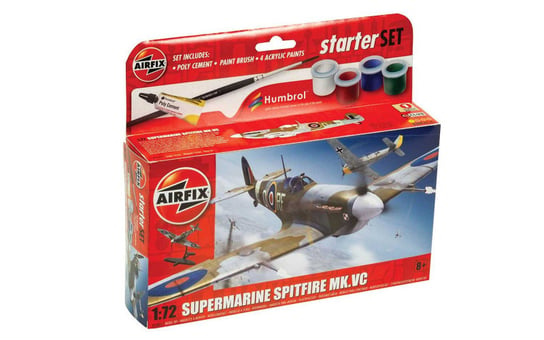 Airfix, Small Beginners Set Spitfire MkVc (GXP-791845), Model do sklejania Airfix