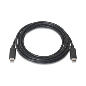 AISENS A107-0058 – Kabel USB 2.0 (3 A, 3 m, do telefonu komórkowego i tabletu) Czarny Konik