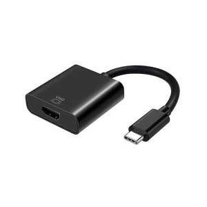 AISENS A109-0344 Konwerter USB-C na HDMI 4k przy 60 Hz, USB-C męski na HDMI żeński, czarny, 15 cm Konik