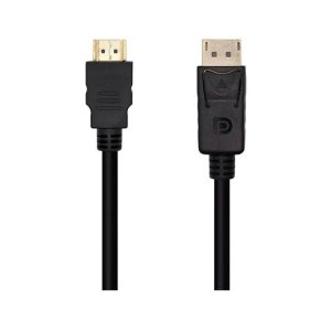 AISENS A125-0459 Kabel konwertujący DisplayPort na HDMI, DP/M-HDMI/M, czarny, 1m Konik