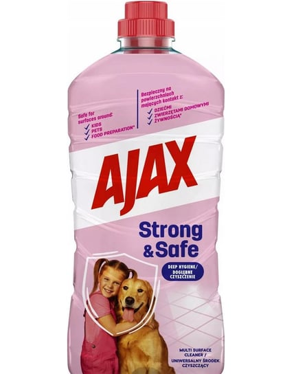 Ajax Uniwersalny Płyn Do Mycia Podłóg Strong & Safe 1L Ajax