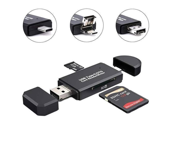 AK180A CZYTNIK KART UNIWERSALNY SD USB USB-C MICRO Home Appliances