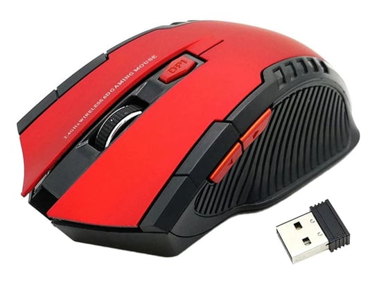 Ak303C Bezprzewodowa Mysz Gamingowa Red Aptel