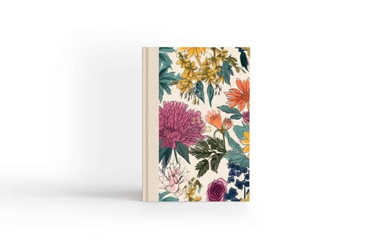 AKADEMICKI PLANNER KSIĄŻKOWY. Floral Vintage Make it Easy