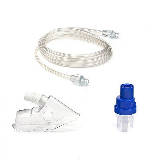 Akcesoria do inhalacji / nebulizacji PHILIPS Respironics Zestaw Sidestream-4446 z duża maska Philips Respironics