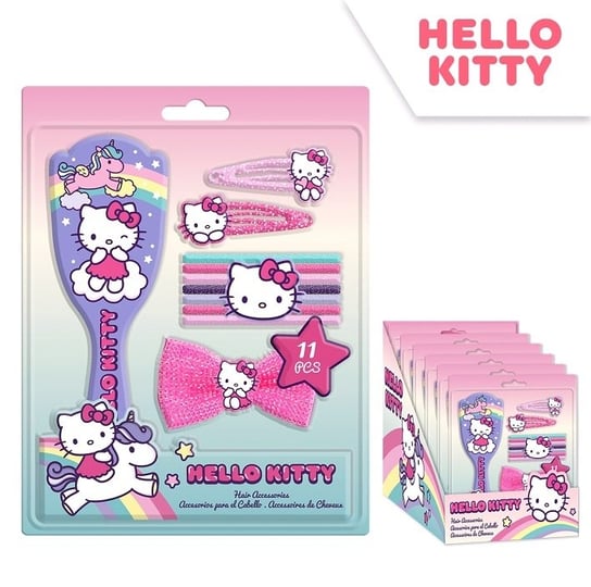 Akcesoria do włosów, Hello Kitty, 11 Elementów, HK50099 Kids Euroswan