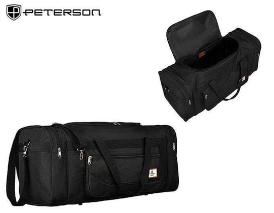 Akcesoria-Peterson Torba Sportowa PTN ST-01-czarny Inna marka