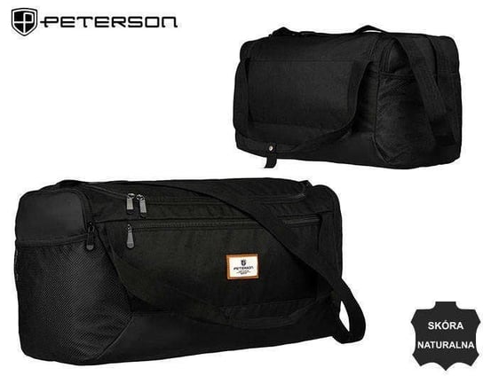 Akcesoria-Peterson Torba Sportowa PTN TS-41-czarny Inna marka