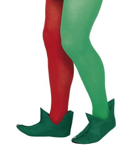 Akcesoria strój Elfa - buty zielone r. 38 - 40 Smiffys