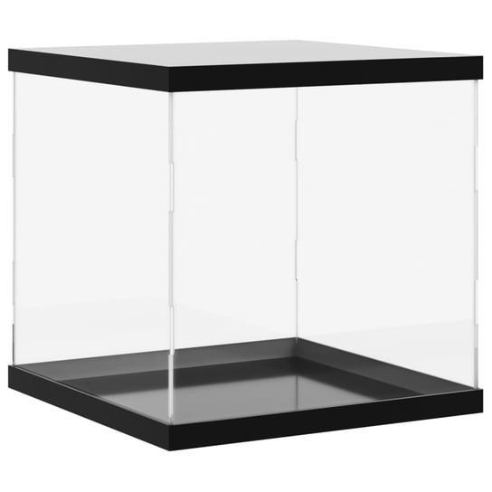 Akrylowe pudełko ekspozycyjne 30x30x30 cm, czarne Zakito Europe