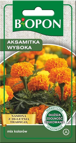 Aksamitka Wysoka Mix Kolorów - Nasiona Biopon