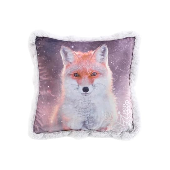 Aksamitna poduszka z lisa śnieżnego Inna marka