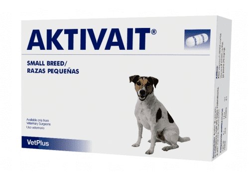 AKTIVAIT zmiany w mózgu/starzenie się dla małych psów 60 tabletek Vet Plus Limited