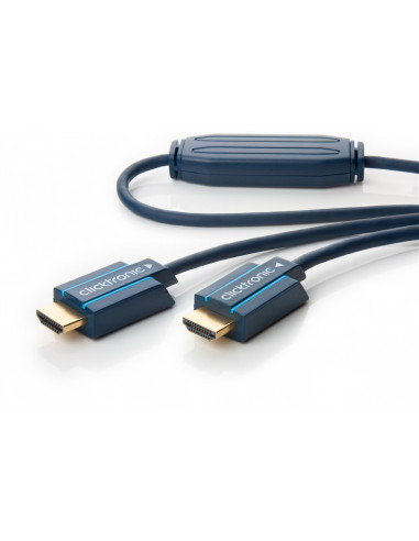 Aktywny kabel HDMI™ z obsługą Ethernet - Długość kabla 25 m Clicktronic