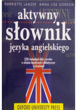 Aktywny słownik języka angielskiego Lanzer Harriette