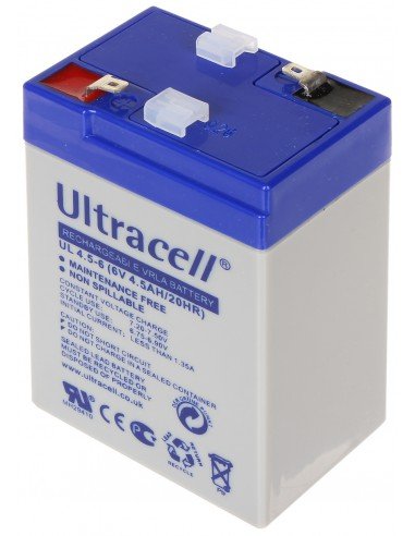 AKUMULATOR 6V/4.5AH-UL ULTRACELL Ultracell