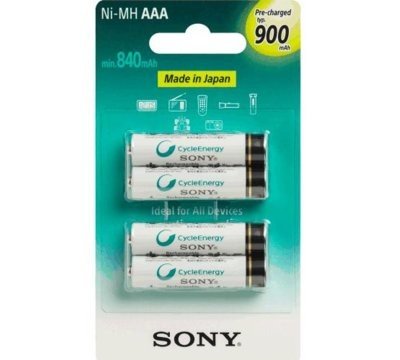 Akumulator AAA SONY NH-AAAB4GN, 900 mAh, 4 szt. Sony