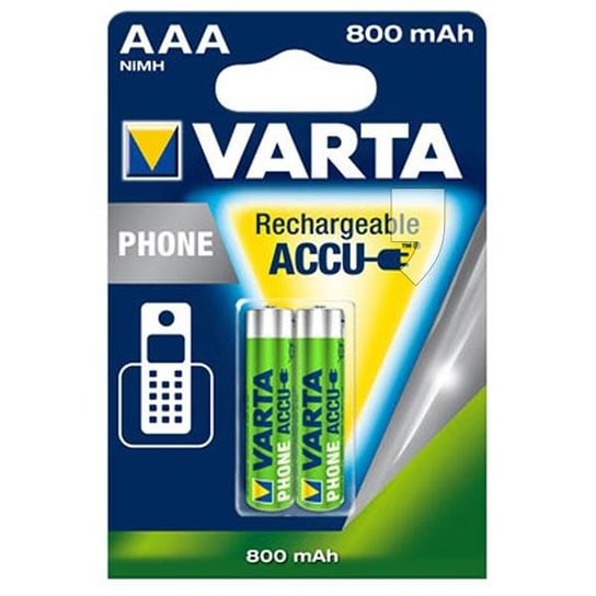Akumulator AAA VARTA Phone, NiMH, 800 mAh, 1.2 V, 2 szt. Varta