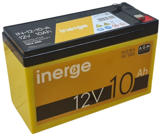 Akumulator AGM 12V 10Ah INERGE Inerge