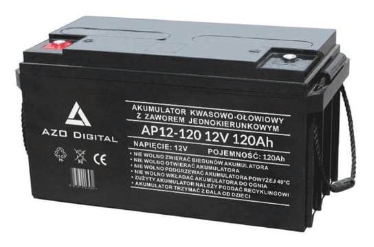 Akumulator Agm 12V 120Ah Azo D AZO Digital