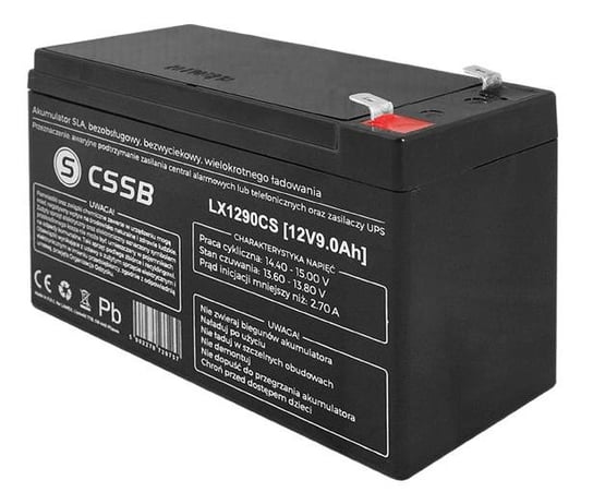 Akumulator AGM 12V 9Ah CSSB CSSB