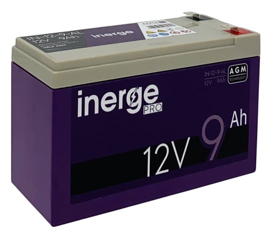 Akumulator AGM 12V 9Ah INERGE PRO Inerge