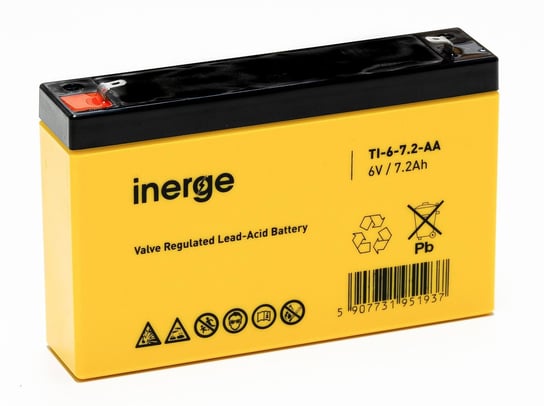 Akumulator AGM 6V 7.2Ah INERGE Inerge