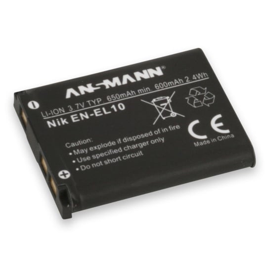 Akumulator ANSMANN A-Nik EN EL 1400-0037, Li-ion, 650 mAh, 3.7 V do aparatów Nikon Ansmann