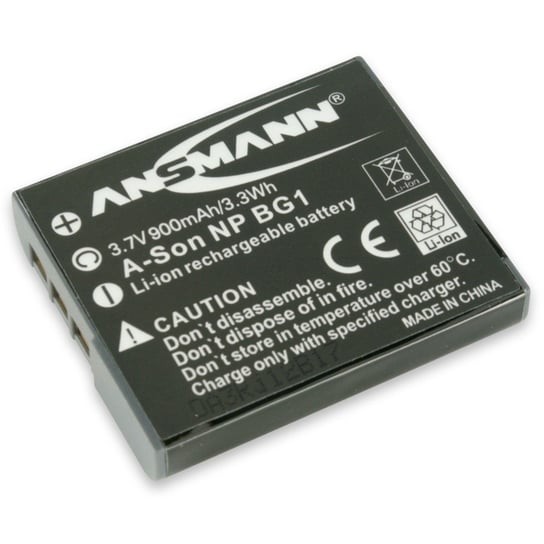 Akumulator ANSMANN A-Son NP BG 1 5044293, 900 mAh, 3.7 V do aparatów Sony Ansmann