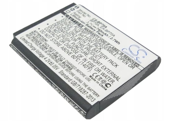 Akumulator Bateria Typu Bp-70a Slb-70a Do Samsung / Cs-bp70a Inny producent