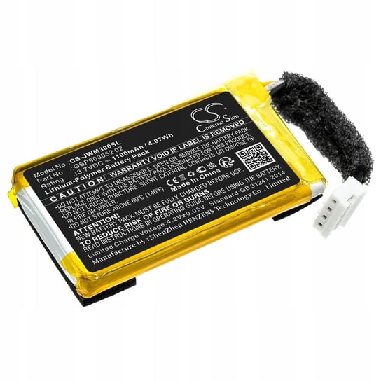 Akumulator Bateria Typu Gsp903052 02 Do Jbl Wind 3 Wind 3s Wind3 Wind3s / Cs-jwm300sl Inna marka