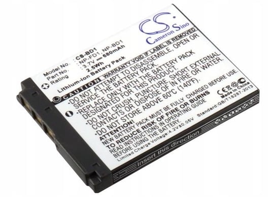 Akumulator Bateria Typu Np-bd1 / Np-fd1 Do Sony / Cs-bd1 Inny producent