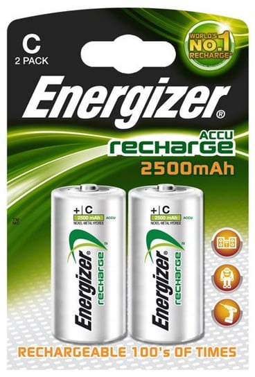 Akumulator C ENERGIZER 626148, Ni-MH, 2500 mAh, 1.2 V, 2 szt. Energizer