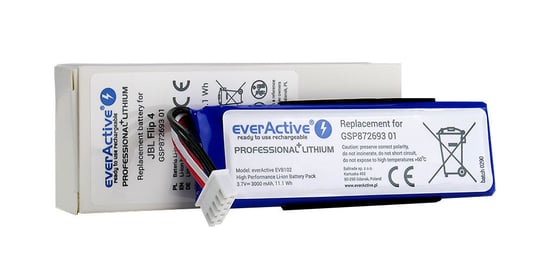 Akumulator everActive EVB102 do głośnika Bluetooth JBL Flip 4 EverActive