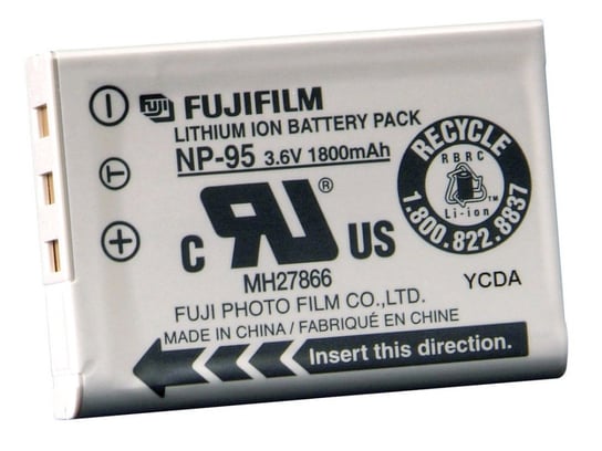 Akumulator FUJIFILM NP-95, 3.7 V, 1800 mAh Fujifilm