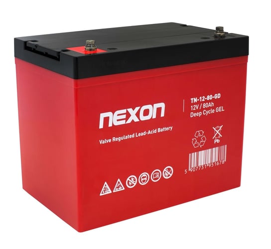 Akumulator Gel 12V 80Ah Nexon Nexon