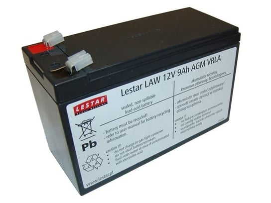 Akumulator LESTAR LAW AGM VRLA, 9000 mAh, 12 V Lestar