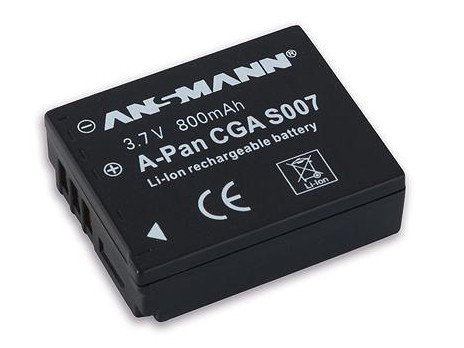 Akumulator Li-Ion do Panasonic CGA-S007 ANSMANN, 800 mAh, 3.7 V Ansmann