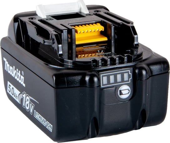 Akumulator litowo jonowy ze wskaźnikiem napięcia o pojemności 5 Ah, 18 V Makita BL1850B MAKITA