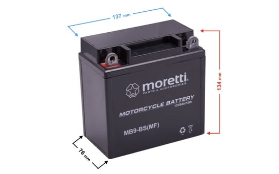 Akumulator Moretti AGM (Gel) MB9-BS Moretti