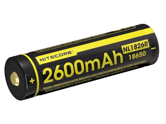 Akumulator Nitecore 18650 Micro USB NL1826R 2600mAh Nitecore