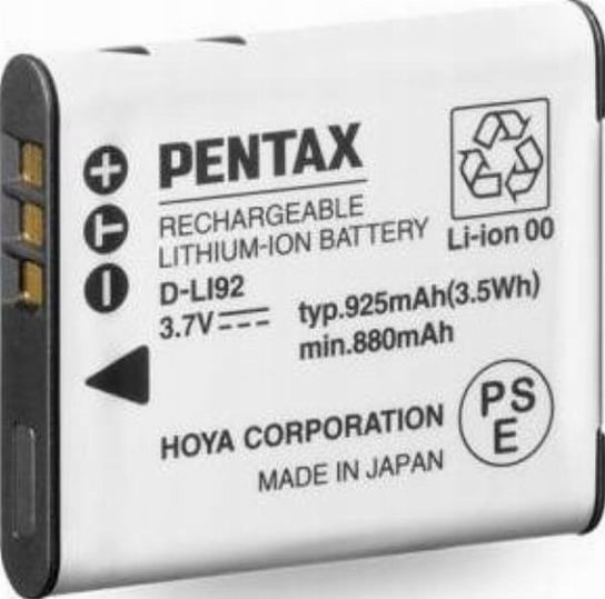 Akumulator Pentax Rechargeable Li-Ion Battery D-LI92 Pentax