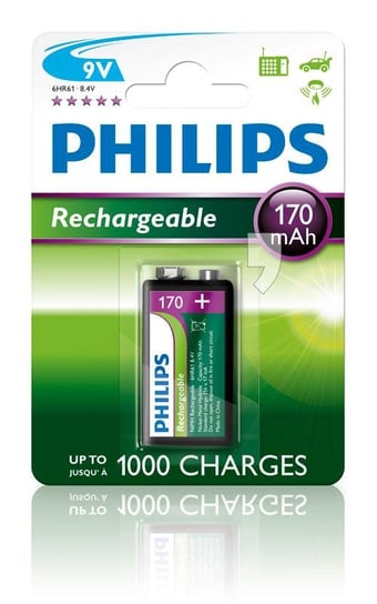 Akumulator PHILIPS 9VB1A17/10 9V 170mAh 1 szt. Philips