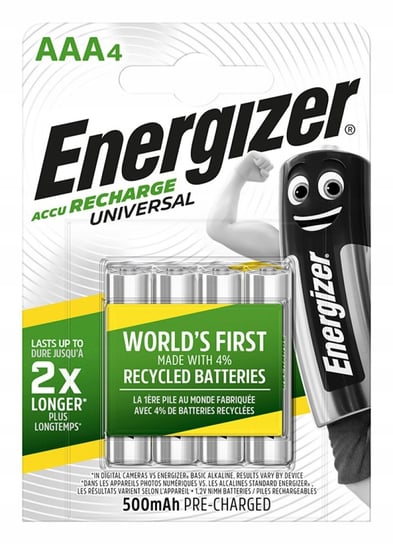 Akumulator Universal AAA HR03 1,2V 500mAh 4szt Energizer