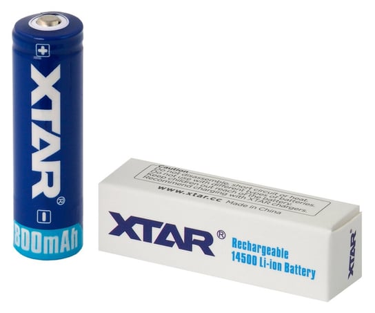 akumulator Xtar 14500 / AA / R6 3,7V Li-ion 800mAh z zabezpieczeniem Xtar
