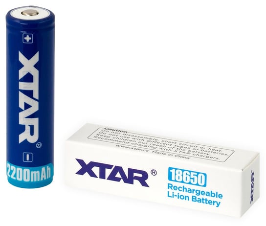 akumulator XTAR 18650 Li-ion 2200mAh 3,7V z zabezpieczeniem Xtar