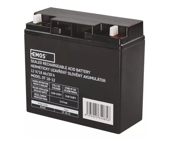 Akumulator żelowy 12V/18Ah EMOS B9655 - MW Power | Sklep EMPIK.COM