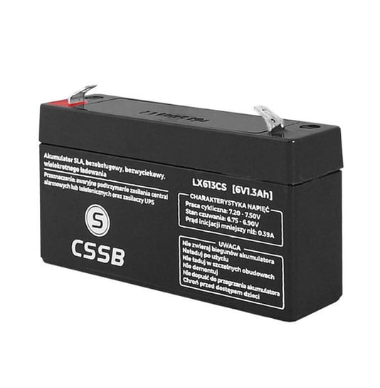 Akumulator żelowy CSSB 6V 1.3Ah CSSB